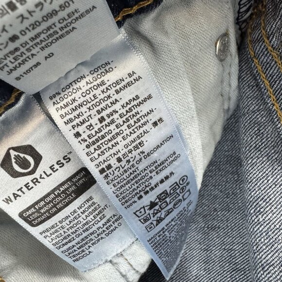 LEVIS 527 Boot Cut Denim Jeans Stretch Mens Bootcut Blue Medium Wash Jean 38" - Picture 6 of 8